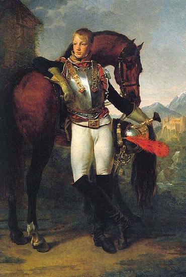Baron Antoine-Jean Gros Portrait du second lieutenant Charles Legrand France oil painting art
